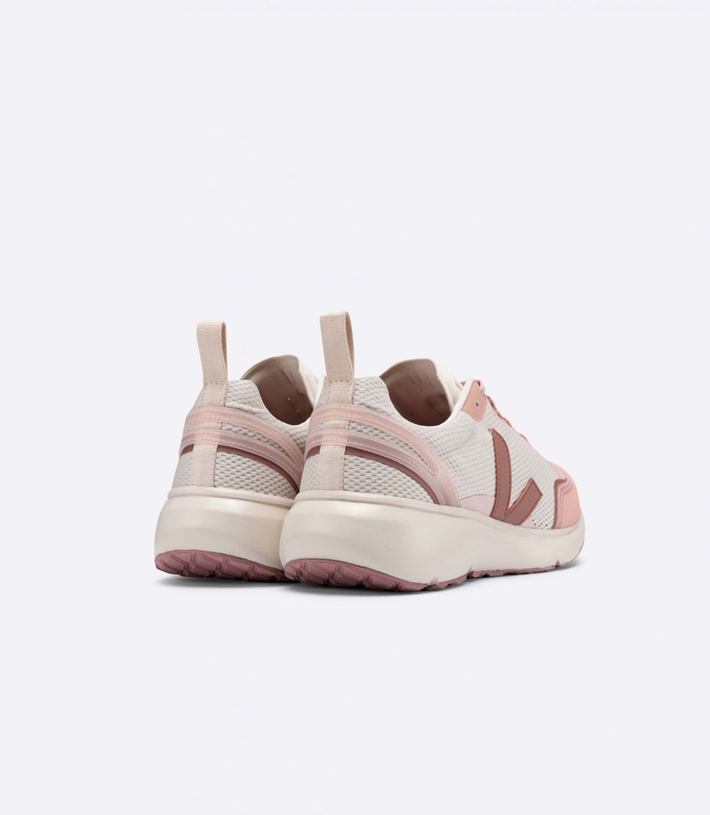 Veja Sneakers Womens - Condor 2 Alveomesh - Beige/Pink - 4917RJPGN